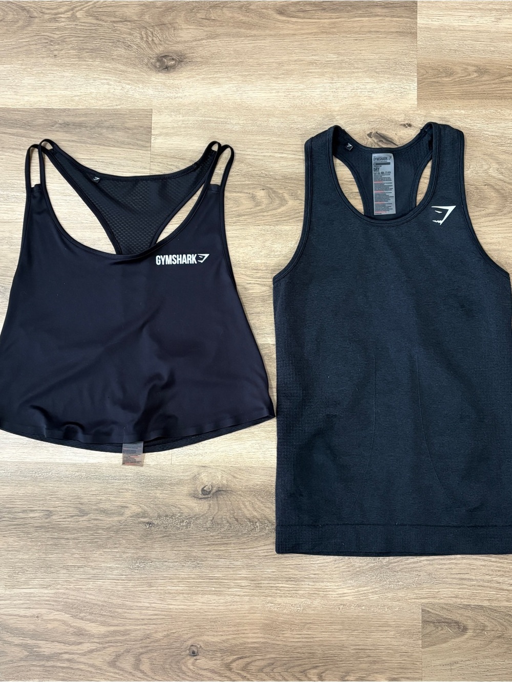 Gymshark Black Women's Tank tops